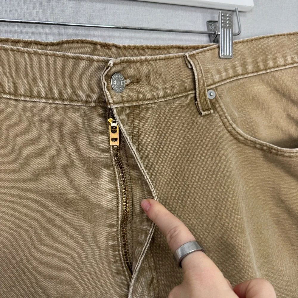 Levi's 550 '92 Relaxed Taper Fit Jean Mens 38x30 Brown Denim Workwear Streetwear